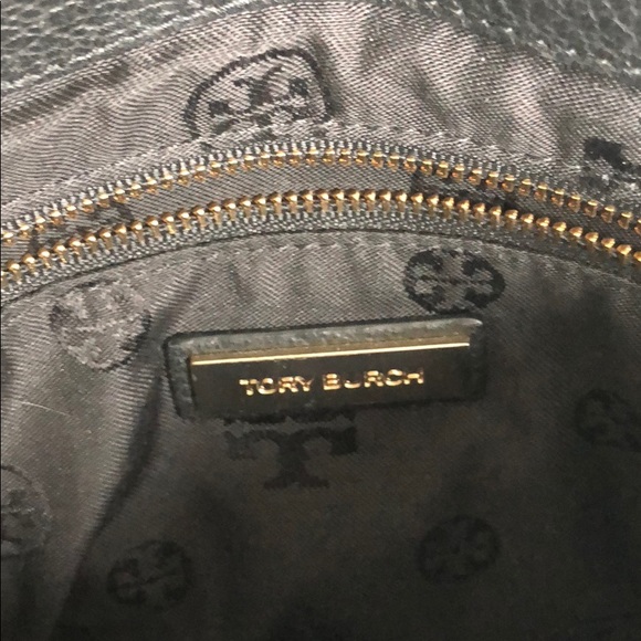 Tory Burch Black Leather Crossbody Purse - Picture 5 of 6
